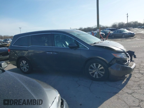 2016 Honda Odyssey EX-L with VIN 5FNRL5H61GB110300, listed as a IAAI auction lot 41949148 with 154,677 mi miles. Bid and sale history available at carsss.com. Image 14.