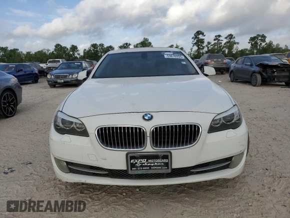 2011 BMW 5 Series 528i with VIN WBAFR1C51BC743598, listed as a Copart auction lot 53616355 with 176,609 mi miles and Clean Title. Bid and sale history available at carsss.com. Image 5.