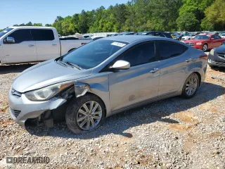 2014 Hyundai Elantra SE with VIN KMHDH4AE0EU202618, listed as a Copart auction lot 51992405 with 126,869 mi miles and Salvage Title. Bid and sale history available at carsss.com. Image 1.