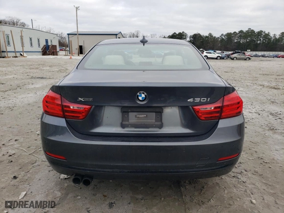 2017 BMW 4 Series 430i xDrive with VIN WBA4R9C55HK878362, listed as a Copart auction lot 70491622 with 84,463 mi miles. Bid and sale history available at carsss.com. Image 6.