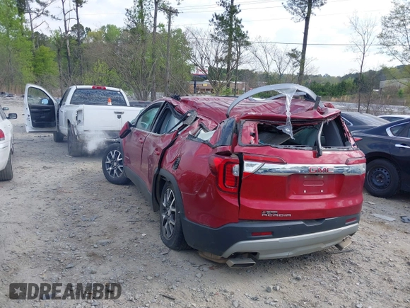 2021 GMC Acadia SLE with VIN 1GKKNKLS2MZ156078, listed as a IAAI auction lot 39121753 with Not Provided miles and . Bid and sale history available at DreamBid. Image 3.