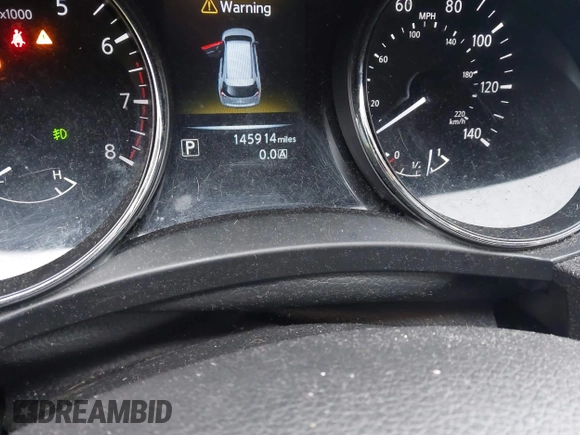 2015 Nissan Rogue SL with VIN 5N1AT2MT7FC863361, listed as a IAAI auction lot 41282002 with 145,914 mi miles. Bid and sale history available at carsss.com. Image 16.