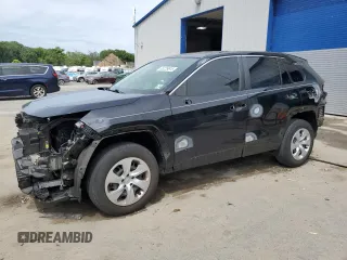 2019 Toyota RAV4 LE with VIN JTMF1RFV0KJ011091, listed as a Copart auction lot 65239615 with 55,351 mi miles and Salvage title. Bid and sale history available at DreamBid. Image 1.