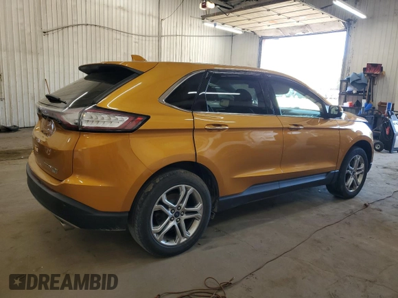 2016 Ford Edge Titanium with VIN 2FMPK4K91GBB41885, listed as a Copart auction lot 55491145 with 180,554 mi miles and Non Repairable. Bid and sale history available at DreamBid. Image 3.