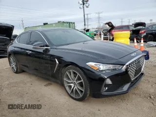 2020 Genesis G70 2.0T with VIN KMTG44LAXLU063118, listed as a Copart auction lot 44226235 with 42,575 mi miles and Salvage title. Bid and sale history available at DreamBid. Image 4.