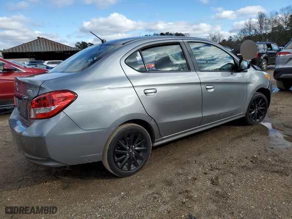 2020 Mitsubishi Mirage G4 SE with VIN ML32F4FJ3LHF09705, listed as a Copart auction lot 46590915 with 55,302 mi miles and Salvage Title. Bid and sale history available at carsss.com. Image 3.