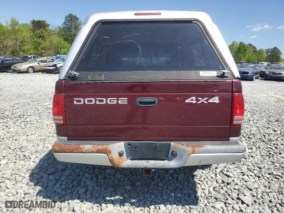 2002 Dodge Dakota SLT with VIN 1B7HG48N82S536711, listed as a Copart auction lot 53661535 with 161,460 mi miles and Clean Title. Bid and sale history available at carsss.com. Image 6.