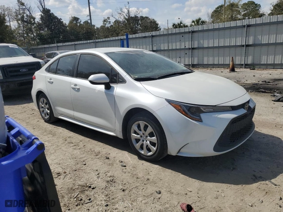 2022 Toyota Corolla LE with VIN 5YFEPMAE4NP303847, listed as a Copart auction lot 48896125 with 56,928 mi miles and Salvage Title. Bid and sale history available at carsss.com. Image 4.