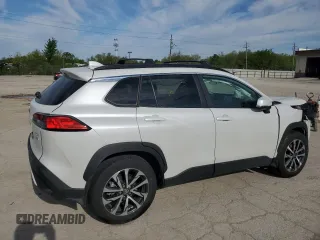 2024 Toyota Corolla Cross XLE with VIN 7MUDAABG2RV105251, listed as a Copart auction lot 55973225 with 8,702 mi miles and Salvage title. Bid and sale history available at DreamBid. Image 3.