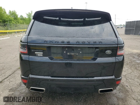 2018 Land Rover Range Rover Sport with VIN SALWR2RE0JA191661, listed as a Copart auction lot 58899265 with 86,165 mi miles and Clean title. Bid and sale history available at DreamBid. Image 6.
