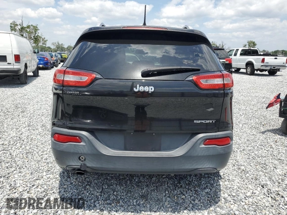 2015 Jeep Cherokee Sport with VIN 1C4PJLAB6FW657131, listed as a Copart auction lot 55533255 with 186,263 mi miles and Clean Title. Bid and sale history available at carsss.com. Image 6.
