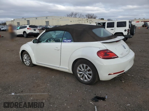 2018 Volkswagen Beetle S z VIN 3VW5DAAT3JM514865, wystawiony jako Copart lot #41675185 z przebiegiem Nie podano mil oraz Szkoda całkowita • Salvage title. Historia ofert i sprzedaży dostępna na DreamBid. Obrazek 2.
