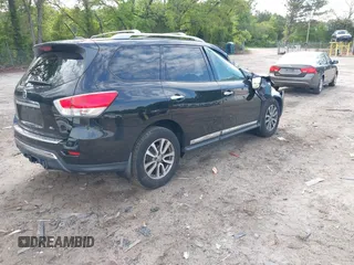 2016 Nissan Pathfinder S with VIN 5N1AR2MN5GC657649, listed as a IAAI auction lot 42098636 with 112,260 mi miles and . Bid and sale history available at DreamBid. Image 4.