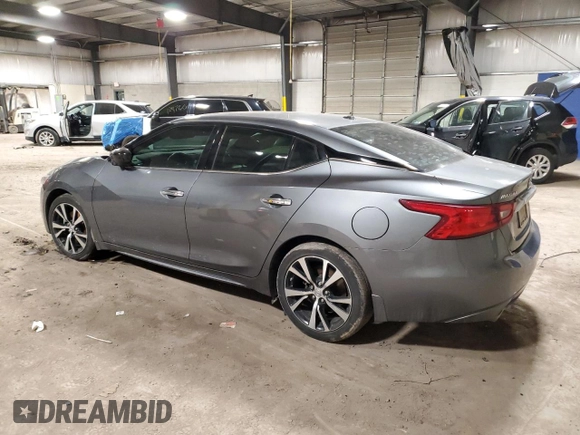 2017 Nissan Maxima SV with VIN 1N4AA6AP3HC455571, listed as a Copart auction lot 44523585 with 103,771 mi miles and Salvage Title. Bid and sale history available at DreamBid. Image 2.