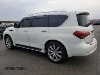 2013 Infiniti QX56 with VIN JN8AZ2NE6D9060512, listed as a Copart auction lot 82488344 with 139,191 mi miles and Clean Title. Bid and sale history available at carsss.com. Image 2.