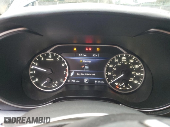 2018 Nissan Maxima SR with VIN 1N4AA6AP6JC397235, listed as a Copart auction lot 88307915 with 111,780 mi miles and Salvage Title. Bid and sale history available at carsss.com. Image 9.