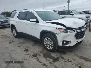 2018 Chevrolet Traverse LT Cloth with VIN 1GNERGKW9JJ277013, listed as a Copart auction lot 73587314 with 97,773 mi miles and Salvage Title. Bid and sale history available at carsss.com. Image 4.