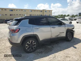 2019 Jeep Compass Trailhawk с VIN 3C4NJDDB8KT669113, выставлен на аукционе Copart как лот 48796325 с пробегом 91 520 миль миль и На запчасти • Non repairable. История ставок и продаж доступна на DreamBid. Изображение 3.