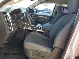 2018 Ram 1500 SLT with VIN 1C6RR6GG5JS123535, listed as a Copart auction lot 52570845 with 109,853 mi miles and Salvage title. Bid and sale history available at DreamBid. Image 7.
