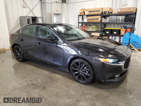 2024 Mazda 3 S Select Sport with VIN 3MZBPABM6RM426535, listed as a Copart auction lot 59928815 with 28,419 mi miles and Clean title. Bid and sale history available at DreamBid. Image 4.