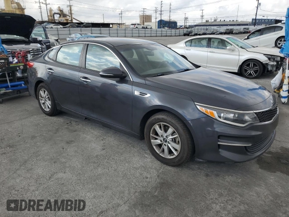 2018 Kia Optima LX z VIN KNAGT4L34J5213019, wystawiony jako Copart lot #54748065 z przebiegiem 97 798 mil mil oraz Szkoda całkowita • Salvage title. Historia ofert i sprzedaży dostępna na DreamBid. Obrazek 4.