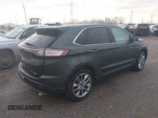 2015 Ford Edge Titanium with VIN 2FMPK4K95FBB20469, listed as a IAAI auction lot 41952318 with 186,859 mi miles. Bid and sale history available at carsss.com. Image 4.