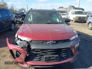 2022 Chevrolet TrailBlazer RS with VIN KL79MUSL6NB134627, listed as a IAAI auction lot 41338995 with 33,258 mi miles. Bid and sale history available at carsss.com. Image 13.