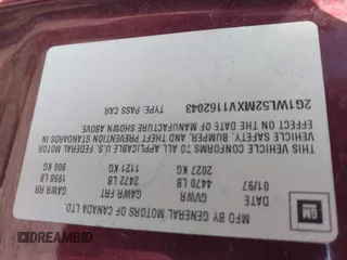 1997 Chevrolet Lumina LS with VIN 2G1WL52MXV1162043, listed as a IAAI auction lot 41854753 with 170,029 mi miles and . Bid and sale history available at DreamBid. Image 9.