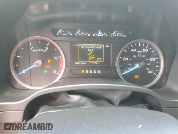 2021 Ford F-250 XL with VIN 1FT7W2BT5MED13702, listed as a Copart auction lot 54319455 with 66,973 mi miles and Salvage title. Bid and sale history available at DreamBid. Image 9.