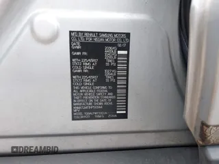 2017 Nissan Rogue SV with VIN KNMAT2MT1HP561144, listed as a IAAI auction lot 42010660 with 69,313 mi miles. Bid and sale history available at carsss.com. Image 9.