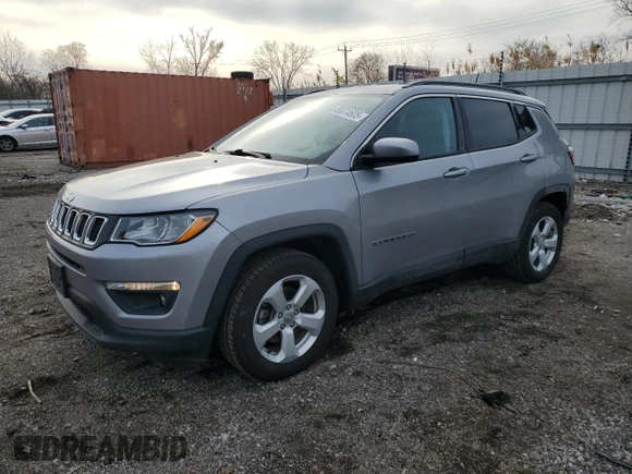 2020 Jeep Compass Latitude with VIN 3C4NJCBB3LT166541, listed as a Copart auction lot 49674605 with 68,849 mi miles and Salvage Title. Bid and sale history available at carsss.com. Image 1.