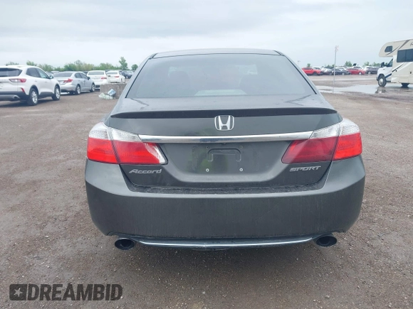 2014 Honda Accord Sedan Sport with VIN 1HGCR2F51EA005048, listed as a IAAI auction lot 41943732 with 221,068 mi miles. Bid and sale history available at carsss.com. Image 16.