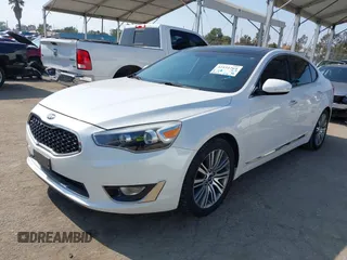2016 Kia Cadenza Premium with VIN KNALN4D75G5218796, listed as a IAAI auction lot 42151269 with 123,332 mi miles. Bid and sale history available at carsss.com. Image 2.