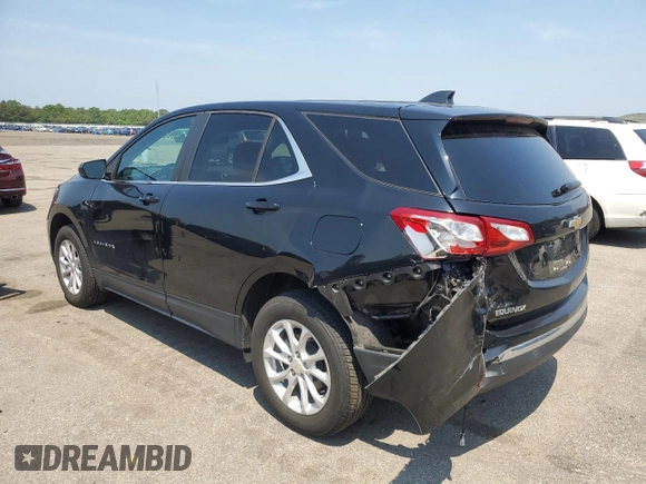 2021 Chevrolet Equinox LT with VIN 3GNAXUEV2ML306581, listed as a Copart auction lot 60613455 with 36,272 mi miles and Salvage title. Bid and sale history available at DreamBid. Image 2.