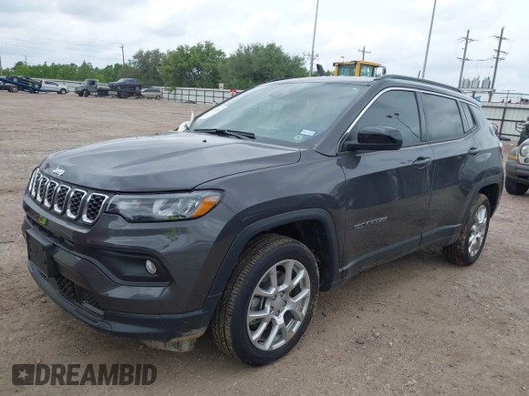 2024 Jeep Compass Latitude Lux с VIN 3C4NJDFN0RT164250, выставлен на аукционе IAAI как лот 42131071 с пробегом 1 493 миль миль и . История ставок и продаж доступна на DreamBid. Изображение 2.