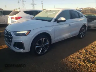 2021 Audi Q5 Sportback Premium Plus with VIN WA15AAFY1M2077504, listed as a Copart auction lot 74568944 with 28,356 mi miles and Salvage title. Bid and sale history available at DreamBid. Image 1.