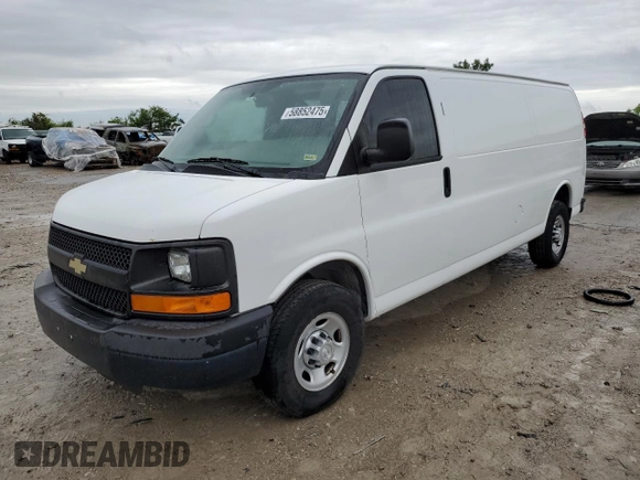 2015 Chevrolet Express Cargo z VIN 1GCZGUCG4F1264179, wystawiony jako Copart lot #58852475 z przebiegiem 294 776 mil mil oraz Czysty tytuł • Clean title. Historia ofert i sprzedaży dostępna na DreamBid. Obrazek 1.