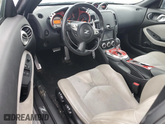 2009 Nissan 370Z Touring with VIN JN1AZ44E89M409220, listed as a Copart auction lot 43701504 with 145,099 mi miles and Salvage Title. Bid and sale history available at carsss.com. Image 8.