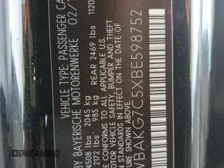 2011 BMW 3 Series 335i с VIN WBAKG7C5XBE598752, выставлен на аукционе Copart как лот 47705665 с пробегом 124 568 миль миль и Списание • Salvage title. История ставок и продаж доступна на DreamBid. Изображение 14.