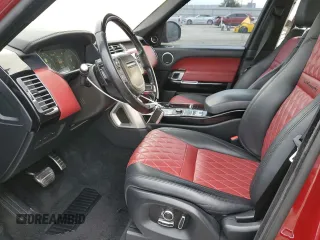 2017 Land Rover Range Rover with VIN SALGS5FE5HA322897, listed as a Copart auction lot 83859694 with 82,675 mi miles and Salvage title. Bid and sale history available at DreamBid. Image 7.