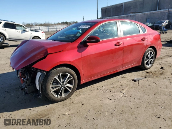 2023 Kia Forte LXS with VIN 3KPF24AD2PE692096, listed as a Copart auction lot 44685995 with 16,446 mi miles and Salvage Title. Bid and sale history available at carsss.com. Image 1.