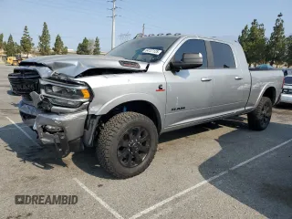 2020 Ram 2500 Laramie with VIN 3C6UR5NL5LG150037, listed as a Copart auction lot 64127125 with 32,574 mi miles and Salvage title. Bid and sale history available at DreamBid. Image 1.
