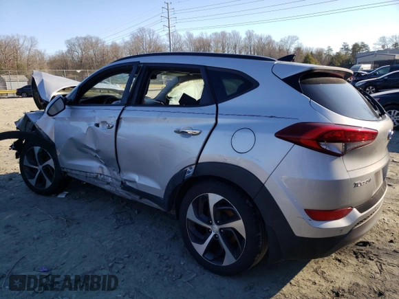 2016 Hyundai Tucson Limited with VIN KM8J33A28GU260089, listed as a Copart auction lot 46775815 with Not Provided miles and Salvage Title. Bid and sale history available at carsss.com. Image 2.