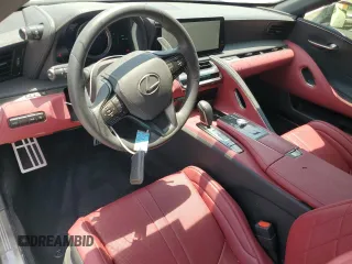 2024 Lexus LC 500h с VIN JTHMPAAY4RA109221, выставлен на аукционе Copart как лот 60459784 с пробегом 2 074 миль миль и Списание • Salvage title. История ставок и продаж доступна на DreamBid. Изображение 8.