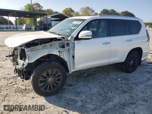 2023 Lexus GX 460 Luxury z VIN JTJGM7BX1P5364962, wystawiony jako Copart lot #51045965 z przebiegiem 40 252 mil mil oraz Szkoda całkowita • Salvage title. Historia ofert i sprzedaży dostępna na DreamBid. Obrazek 1.