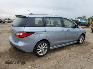 2012 Mazda 5 Grand Touring with VIN JM1CW2DL8C0131855, listed as a Copart auction lot 61757365 with 135,672 mi miles and Salvage title. Bid and sale history available at DreamBid. Image 3.