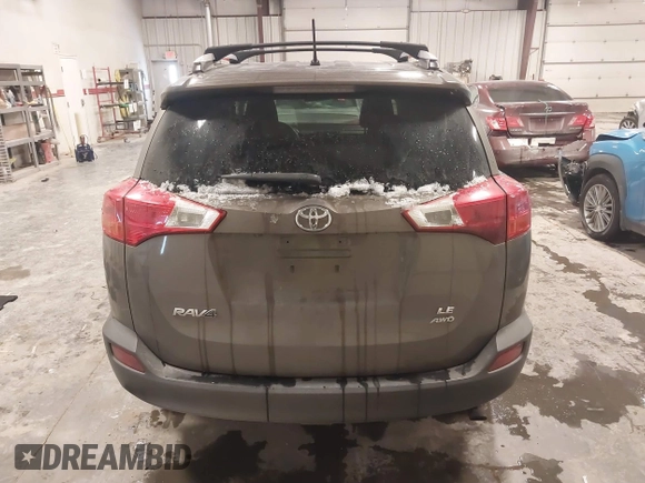 2014 Toyota RAV4 LE with VIN 2T3BFREV3EW140059, listed as a IAAI auction lot 41613214 with 168,165 mi miles and . Bid and sale history available at DreamBid. Image 16.