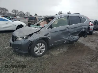2012 Honda CR-V EX-L with VIN JHLRM4H77CC023270, listed as a Copart auction lot 47892455 with 0 mi miles and Salvage Title. Bid and sale history available at carsss.com. Image 1.
