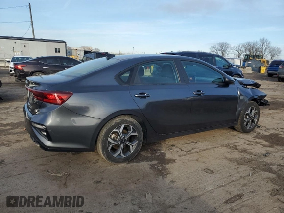 2020 Kia Forte LXS with VIN 3KPF24AD2LE240093, listed as a Copart auction lot 87011364 with 34,895 mi miles and Salvage Title. Bid and sale history available at carsss.com. Image 3.