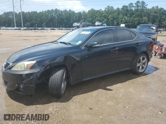 2011 Lexus IS 250 with VIN JTHBF5C24B5138128, listed as a Copart auction lot 63126435 with 156,317 mi miles and Salvage title. Bid and sale history available at DreamBid. Image 1.